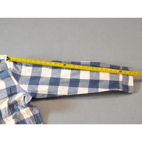 Sonoma Men’s XXL Supersoft Flannel Shirt – Blue & White Check NWT - Picture 6 of 10